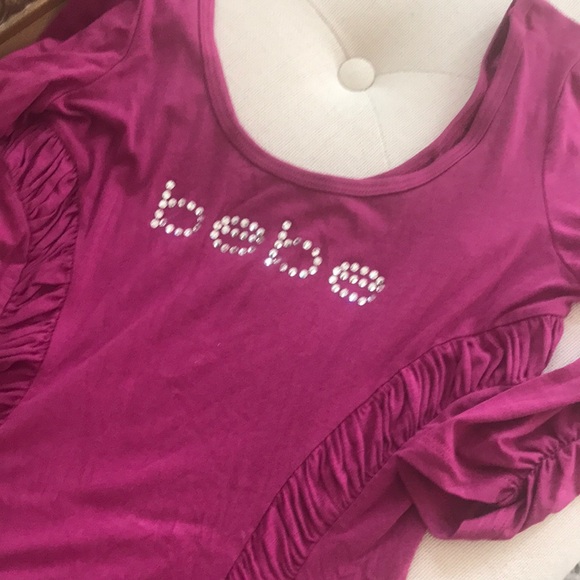 Bebe Women's Pink Top - Picture 2 of 7